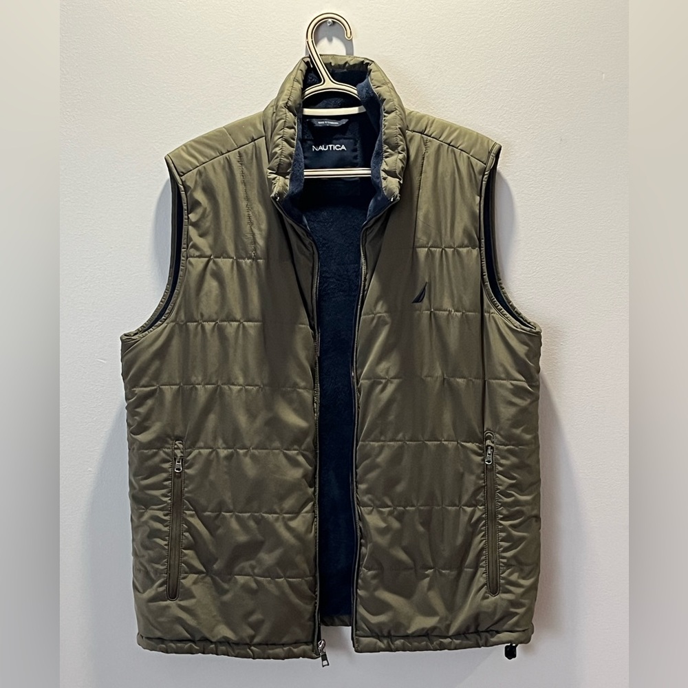 Men’s Vintage NAUTICA Quitted Sports Vest Puffer Vest